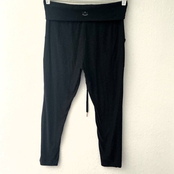 BEYOND YOGA FOLD OVER WAIST LEGGINGS LOUNGEWEAR ACTIVEWEAR YOGA PANTS GUC - Picture 4 of 16